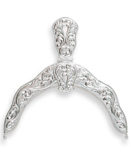 Hovedbilde Veskelås forsølva - Kvit