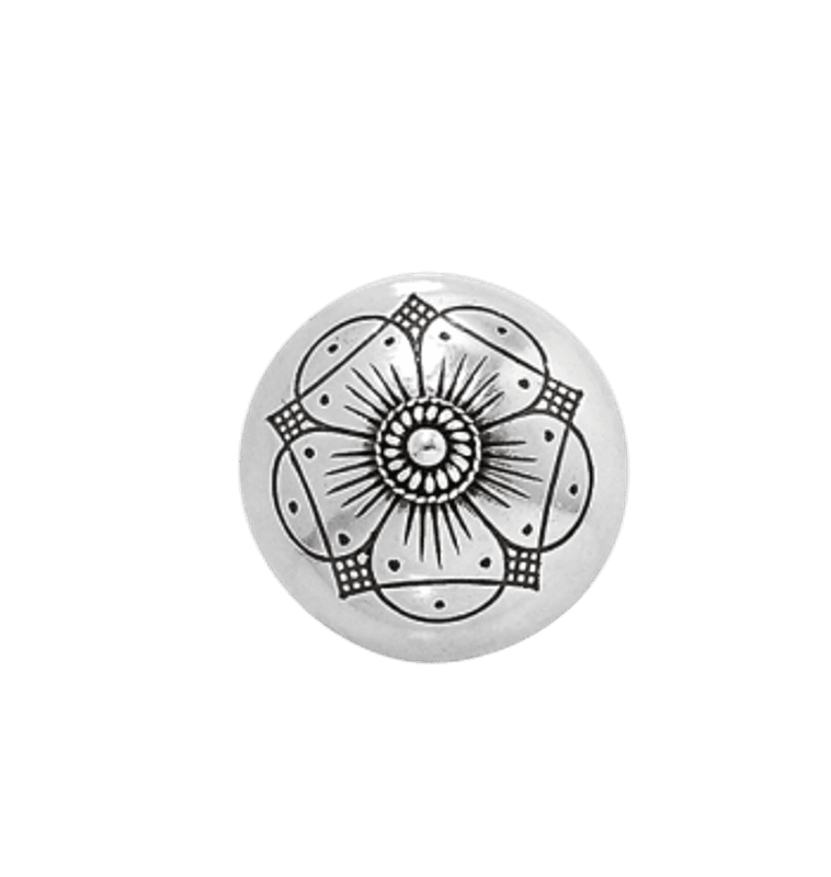 knapp m.botn, oksidert 24 mm