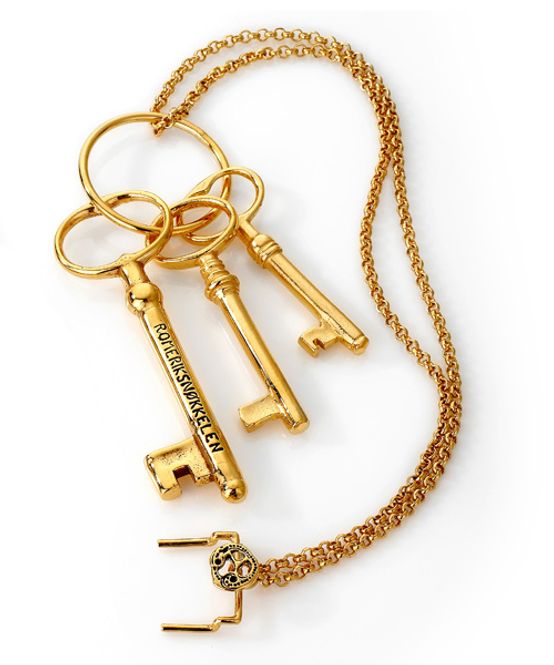 Hovedbilde Nøkkelsett - forgylt