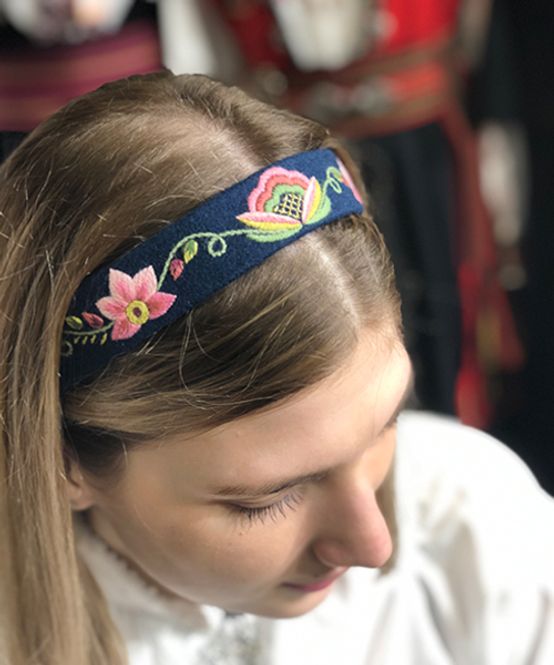 Hovedbilde Hårbånd Lundeby blå