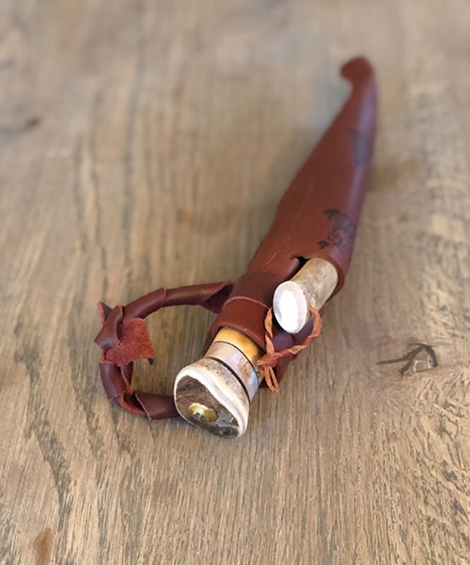 Turkniv med tennstål