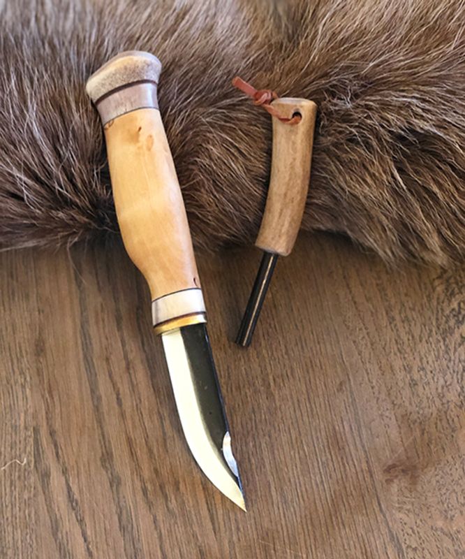 Turkniv med tennstål
