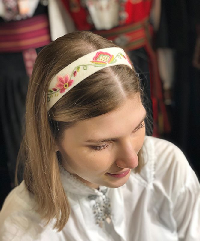 Hårbøyle Lundeby hvit