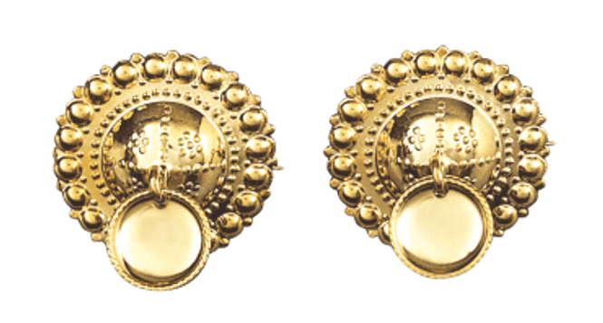 Hovedbilde borenåler, forgylt