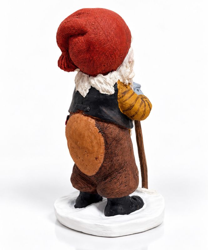 Midthun-nisse med vandrestav